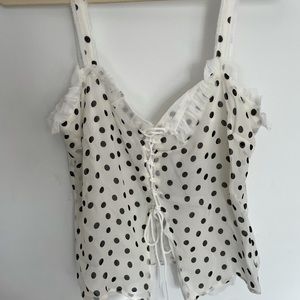 Zara Polka Dot Tank Top